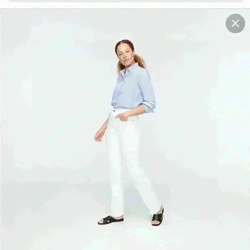 Jcrew, curvy, full length, denim boot cut - Picture 1 of 7